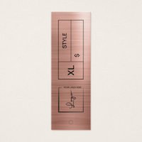 Pink Business Logo Price Label Haken Tag