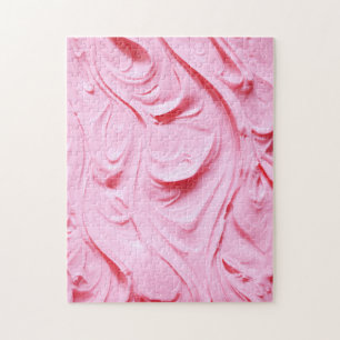 Pink Buttercreme Zuckerguss Wirbel Puzzle