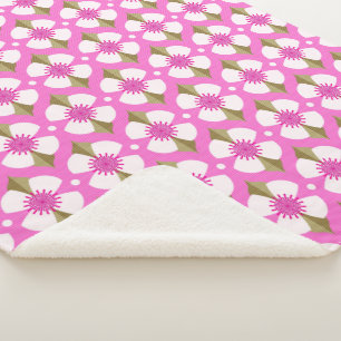 Pink Buttercup Sherpadecke