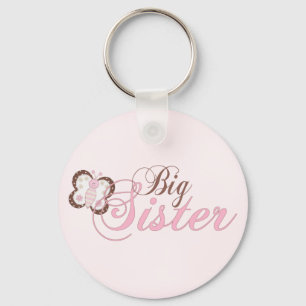 Pink Butterfly 2 Big Sister Schlüsselanhänger