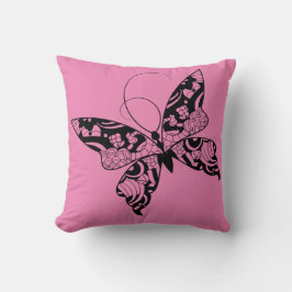 Pink Butterfly - CYO - Kinder Plush Pillow Kissen