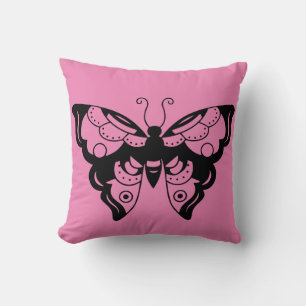 Pink Butterfly - CYO - Kinder Plush Pillow Kissen