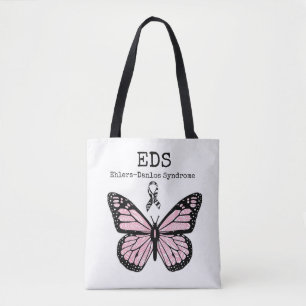 PInk Butterfly Ehlers-Danlos Syndrom EDS - Beutel
