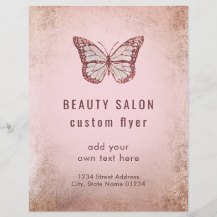 Pink Butterfly Flyer