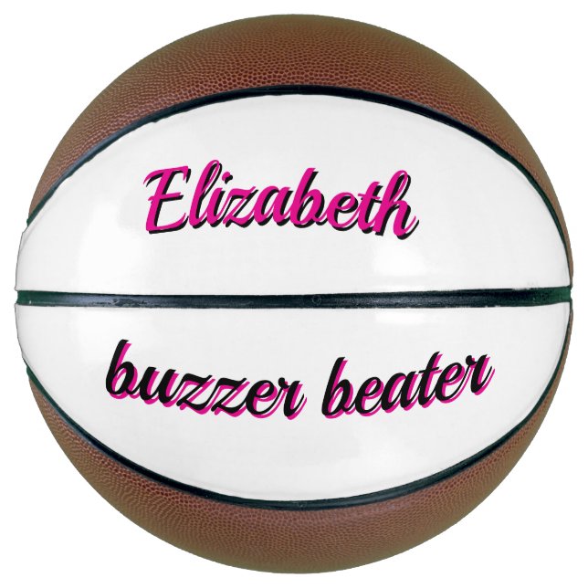 Pink Buzzer Beater Basketball (Vorderseite)