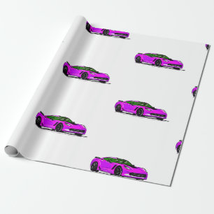 Pink C7 Corvette Packpapier