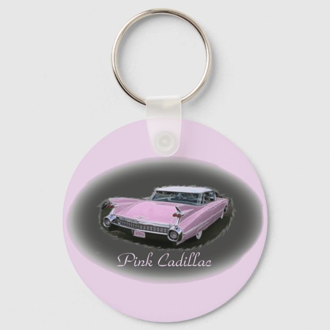 Pink Cadillac Flash Schlüsselanhänger (Vorderseite)