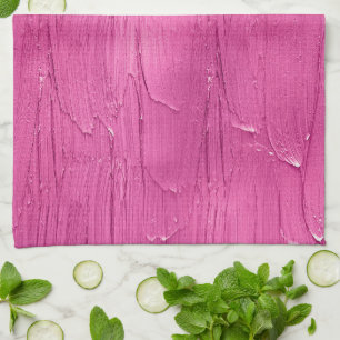 Pink Cake Zuckerguss Geschirrtuch