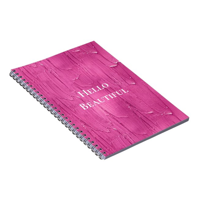 Pink Cake Zuckerguss Notizblock (Rechte Seite)