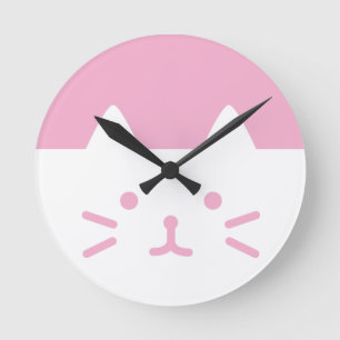 Pink Cam Wall Clock Runde Wanduhr