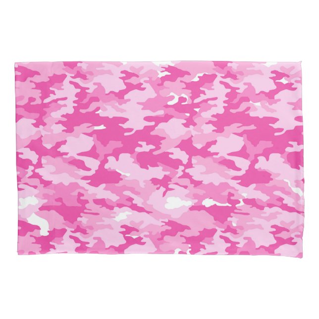 Pink Camo Pattern – Breast Cancer Awareness Kissenbezug (Vorderseite)