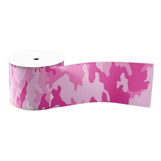 Pink Camo Pattern – Breast Cancer Awareness Ripsband (Spule)