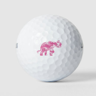 Pink-Camoflauge-Elefant Golfball