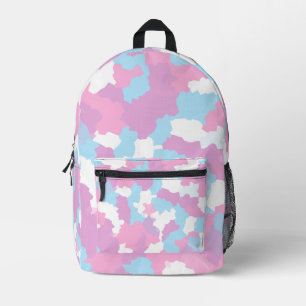 Pink Camouflage Bedruckter Rucksack
