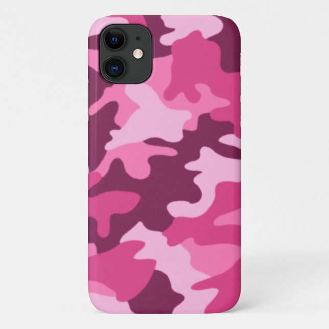 Pink Camouflage Case-Mate iPhone Hülle (Rückseite)