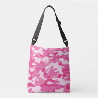 Pink Camouflage Cross Body Bag Tragetaschen Mit Langen Trägern