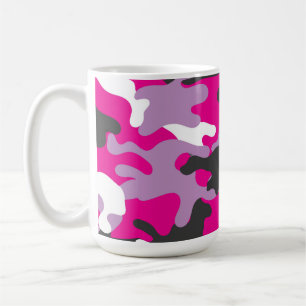Pink Camouflage Getränke Reise Kaffee Umarmung Kaffeetasse