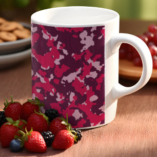 Pink Camouflage Kaffeetasse