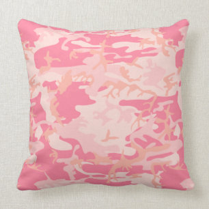 Pink Camouflage Kissen