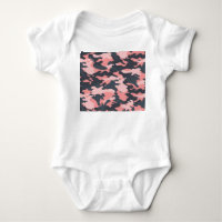 Pink Camouflage: Klassisches Vintages Muster