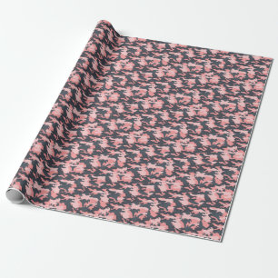 Pink Camouflage: Klassisches Vintages Muster Geschenkpapier