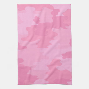 Pink Camouflage Küchentuch