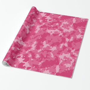 Pink-Camouflage-Muster Geschenkpapier