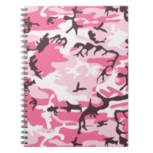 Pink Camouflage Notizblock