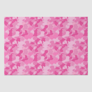 Pink-Camouflage-Papiermuster Seidenpapier