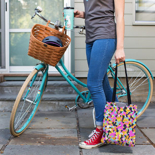 PINK CAMOUFLAGE PATTER TOTE BAG