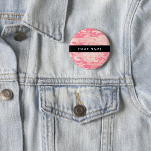 Pink Camouflage Pattern, Ihr Name, Personalisieren Button