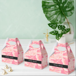 Pink Camouflage Pattern, Ihr Name, Personalisieren Geschenkschachtel