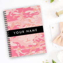 Pink Camouflage Pattern, Ihr Name, Personalisieren