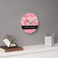 Pink Camouflage Pattern, Ihr Name, Personalisieren