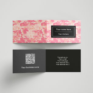 Pink Camouflage Pattern, Militär, Armee Visitenkarten