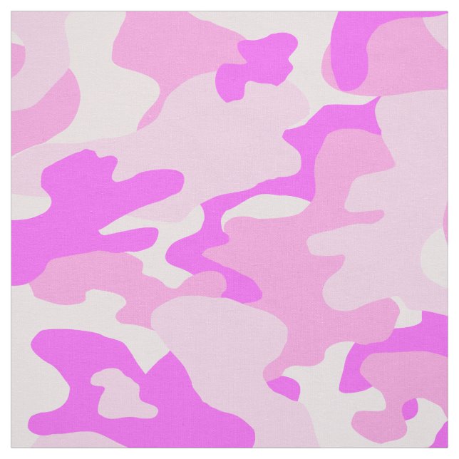 Pink Camouflage Pattern Stoff (Muster)