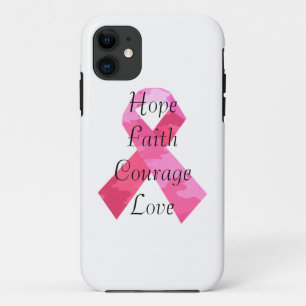 Pink Camouflage Ribbon Faith iPhone 5 5S Fall Case-Mate iPhone Hülle