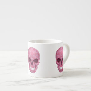Pink Camouflage Skull Espresso Tasse