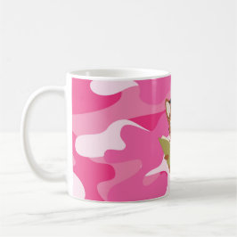 Pink-Camouflage-Studie Hunde Tasse