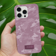 Pink Camouflage Trendy Camouflage iPhone Case