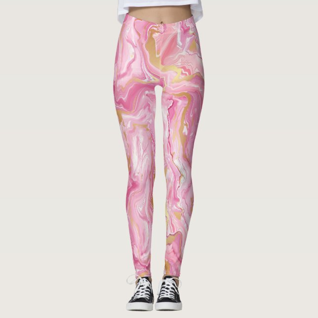 Pink CANDY Leggings (Vorderseite)