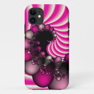 Pink Candy Swirl iPhone 11 Hülle