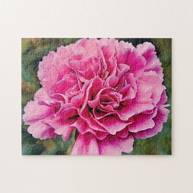 Pink Carnation Blume Nature Puzzle (Horizontal)