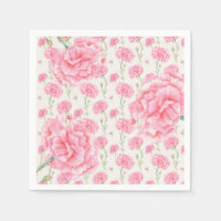 Pink Carnation Floral Polterabend