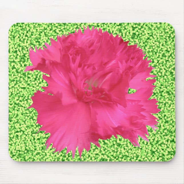 Pink Carnation Mousepad (Vorne)