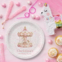 Pink Carousel Princess Birthday Party