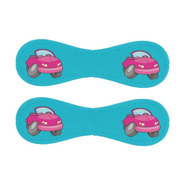Pink Cartoon Car Baseball (Paneele)