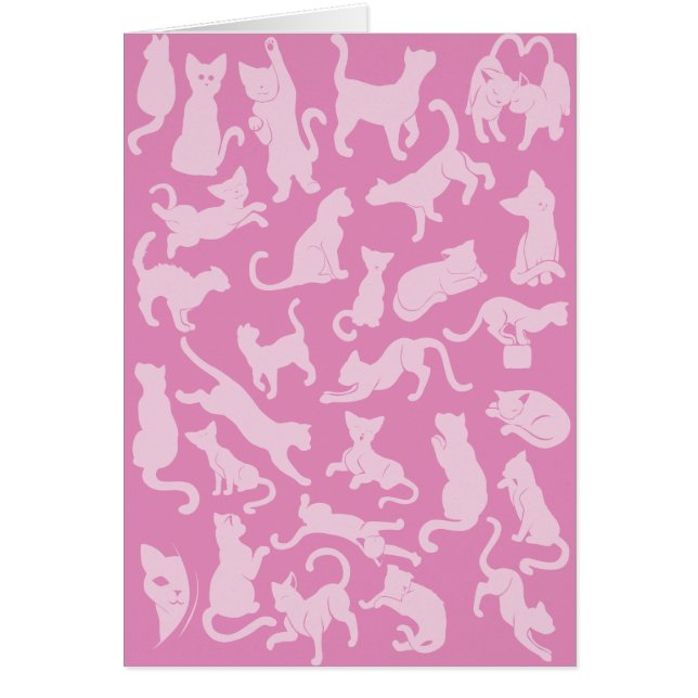 Pink Cat Pattern (Vorne)