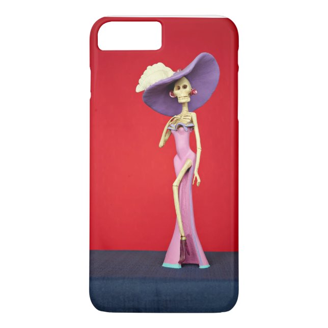 Pink Catrina Handy Case (Rückseite)