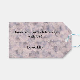 Pink Celestial Magical Watercolor Geburtstag Geschenkanhänger